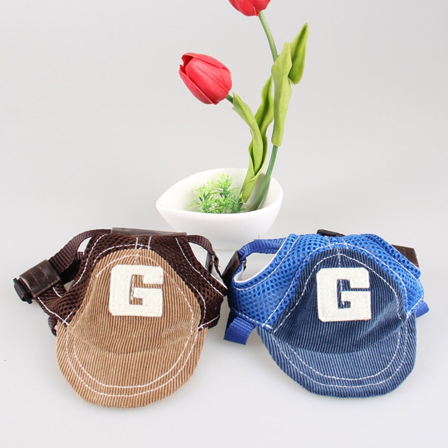 Sun Hat with G-Word Dog Design, Travel Sun Hat for Spring