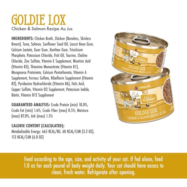 Cats in the Kitchen Goldie Lox Chicken and Salmon Recipe Au Jus - Majestic Pet Kingdom