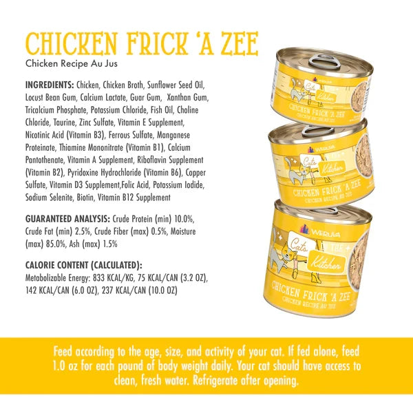 Cats in the Kitchen, Chicken Frick 'A Zee, Chicken Recipe Au Jus - Majestic Pet Kingdom