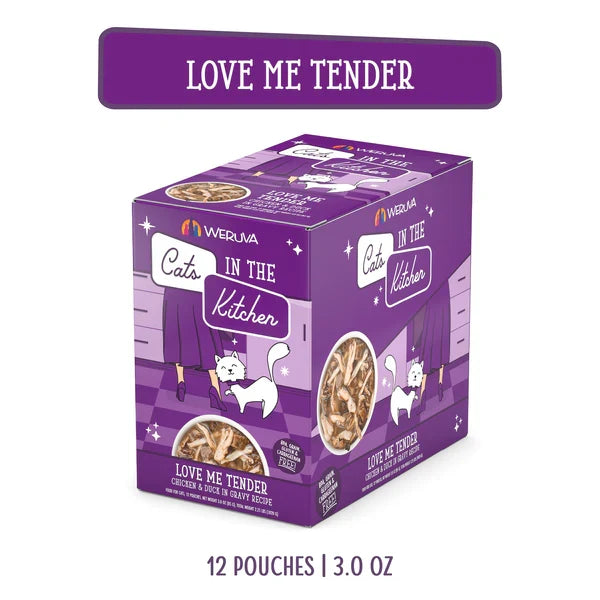 Cats in the Kitchen Love Me Tender Chicken & Duck in Gravy (3oz) - Majestic Pet Kingdom
