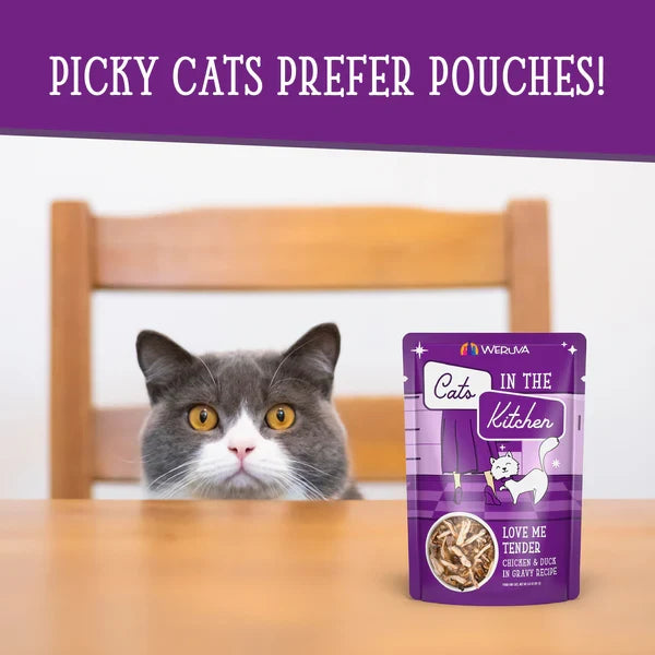 Cats in the Kitchen Love Me Tender Chicken & Duck in Gravy (3oz) - Majestic Pet Kingdom