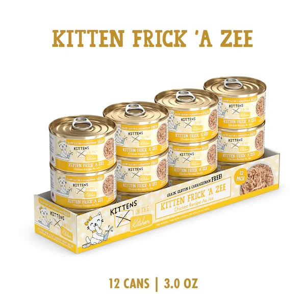 Cats in the Kitchen Kitten Kitten Frick 'A Zee Chicken Recipe Au Jus (3oz) - Majestic Pet Kingdom