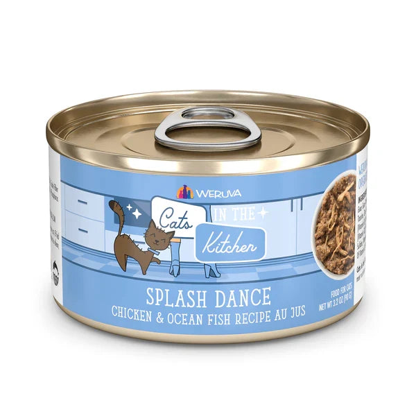 Cats in the Kitchen Splash Dance Chicken and Ocean Fish Recipe Au Jus - Majestic Pet Kingdom
