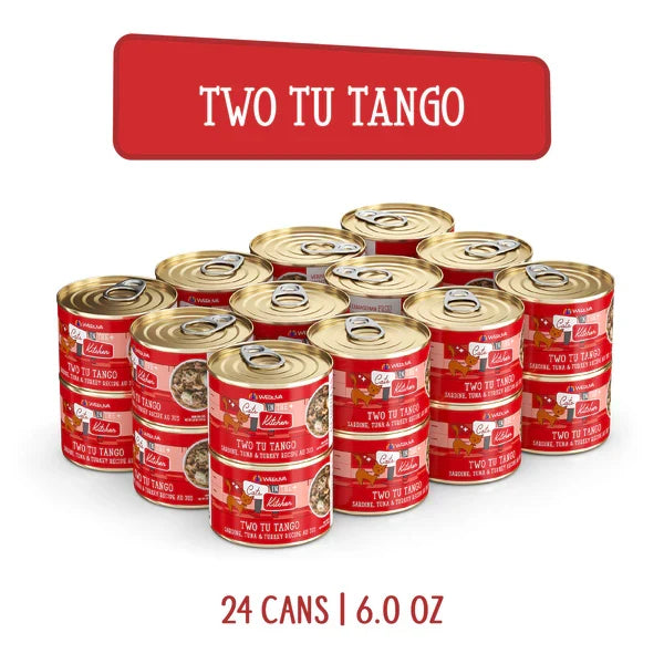 Cats in the Kitchen Two Tu Tango Sardine,Tuna and Turkey Recipe Au Jus (6oz) - Majestic Pet Kingdom