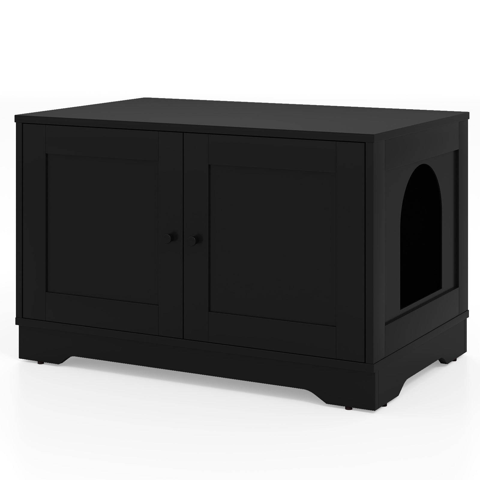 Cat Litter Box Enclosure Furniture Indoor Wooden Cat House End Side Table Nightstand