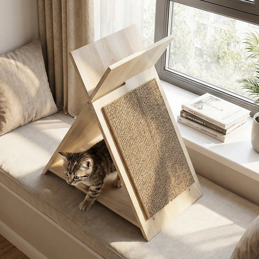 Cat Scratcher for Claw Sharpening and Furniture Protection-Natural | Purrfect Pet Kingdom