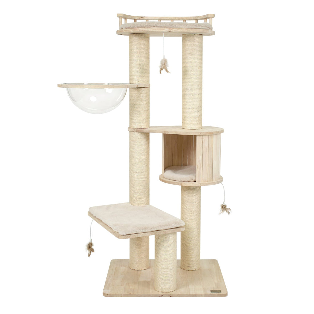 Multi-Level Cat Tree with Perch, Condo & Scratching Posts - Majestic Pet Kingdom