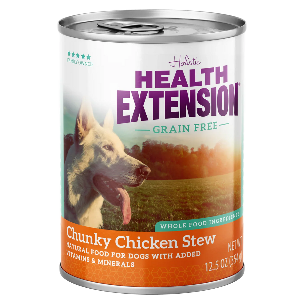 Health Extension Chicken Stew Grain Free Dog Food Can (12.5oz) - Majestic Pet Kingdom