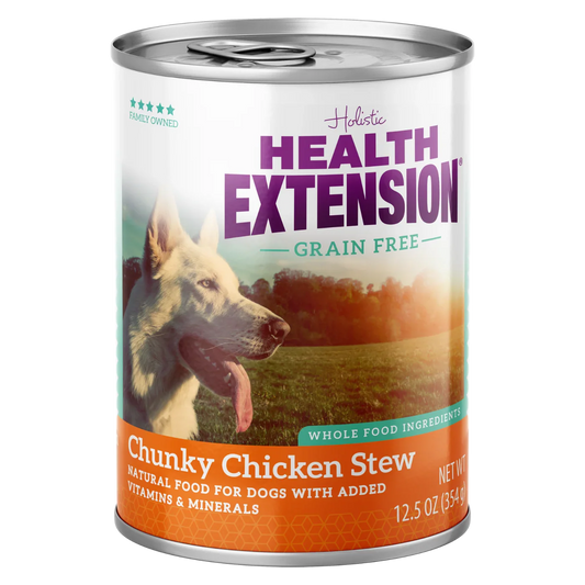 Health Extension Chicken Stew Grain Free Dog Food Can (12.5oz) - Majestic Pet Kingdom