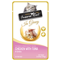 Fussie Cat Pouch - Chicken with Tuna in Gravy (2.47oz) - Majestic Pet Kingdom