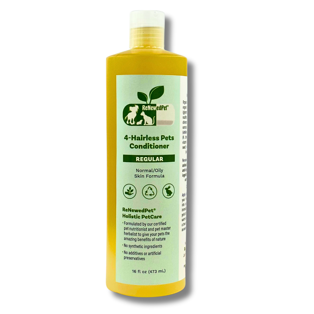 Pet Conditioner Gentle Skin Moisturizer for Hairless Pets 8oz - Detail Angle 2 | Majestic Pet Kingdom