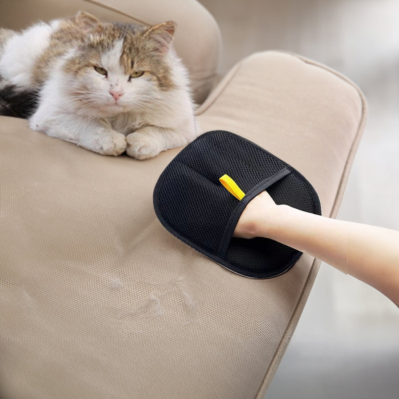 Pet Hair Remover Gloves: 3-in-1 Grooming & Deshedding