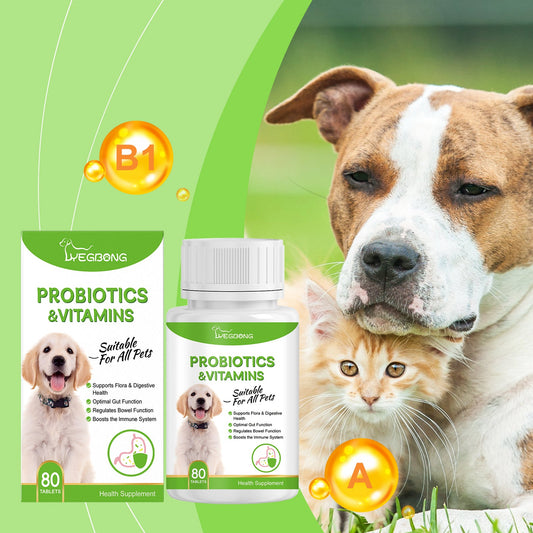 Pet Probiotic Tablets Improve Gut Health And Promote Nutritional Absorption Of Pet Care Supplements - Detail Angle 2 | Majestic Pet Kingdom