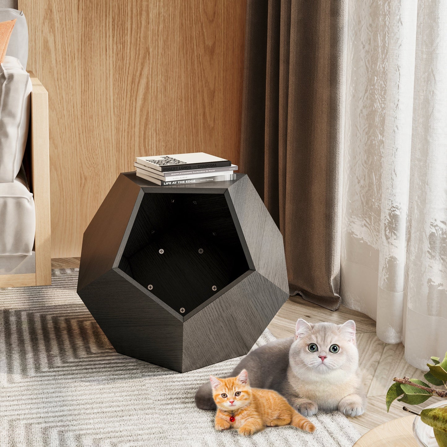 Cat Litter Box Enclosure - 25.98" Modern Side Table