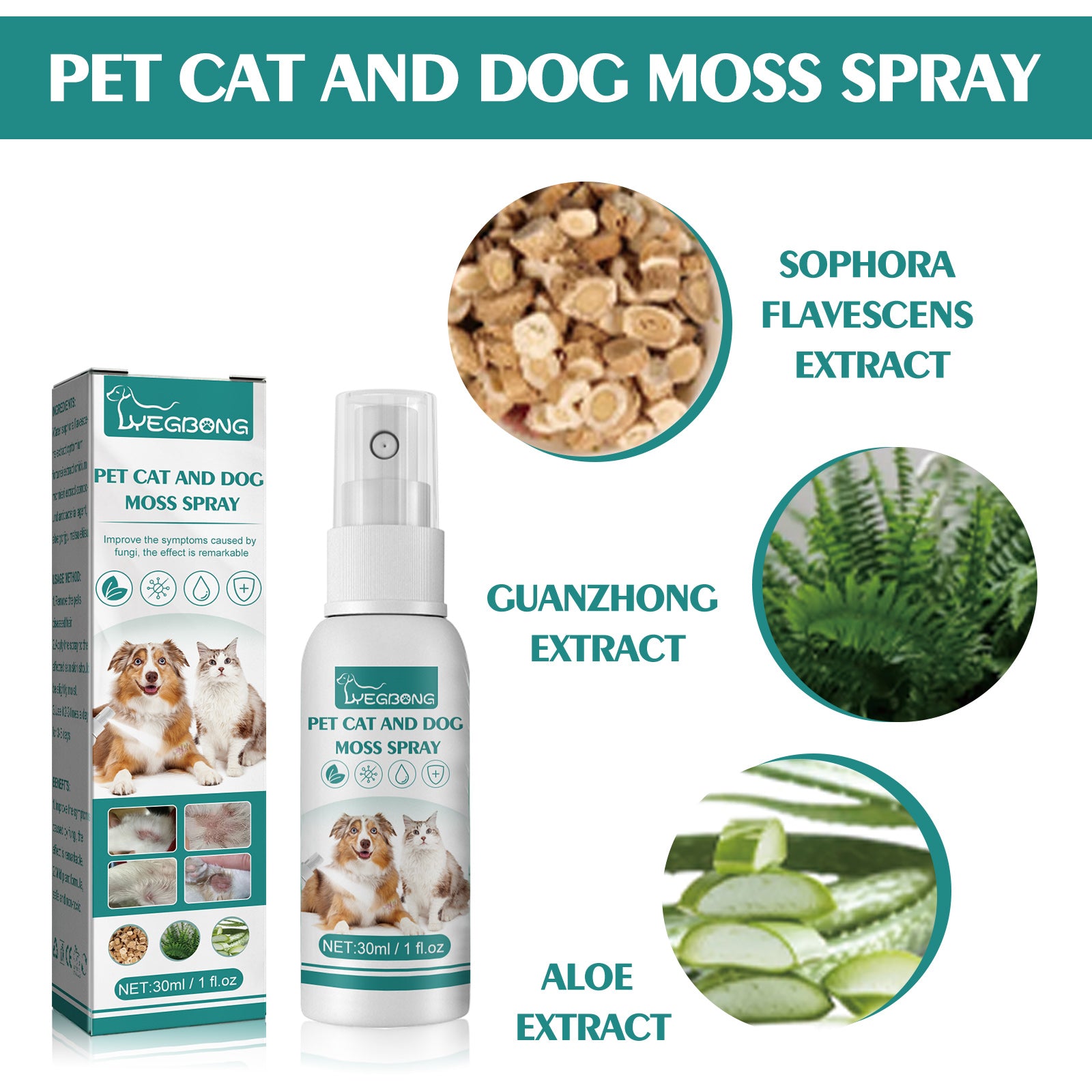 Pet Skin Care Spray: Mite Relief & Anti-Itch Treatment