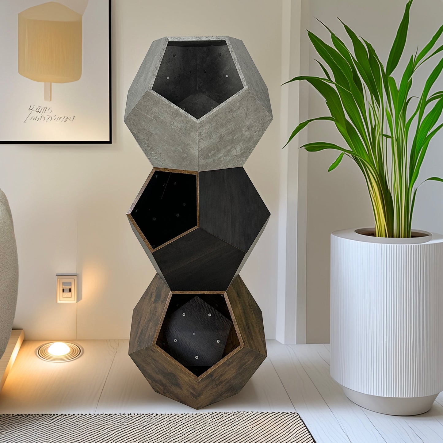 Cat Litter Box Enclosure - 25.98" Modern Side Table
