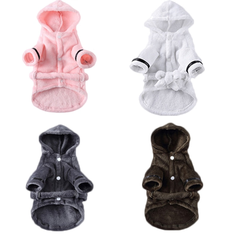 Dog Bathrobe Super Absorbent Quick-Drying Microfiber Pajamas - Main Feature View | Majestic Pet Kingdom