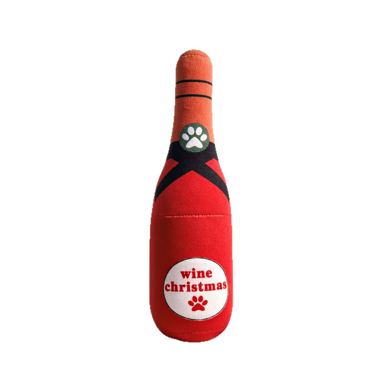 Dog Toy Realistic Wine Bottle Chew-Resistant Self-Entertainment Plush Toy for Cats and Dogs Teeth Cleaning Sound-Making Toy | Purrfect Pet Kingdom