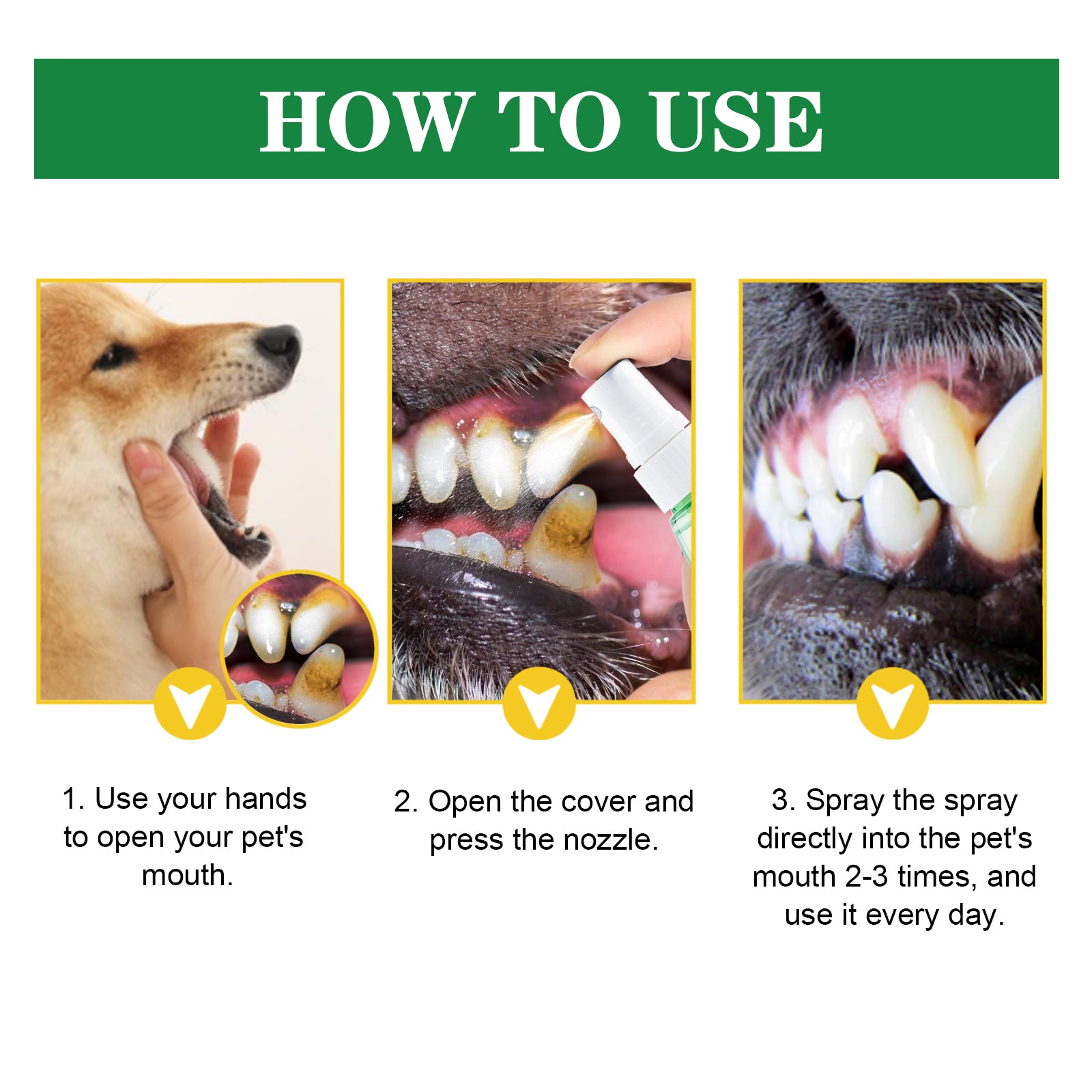 Pet Tooth Deodorizer Spray: Universal Mouth Freshener