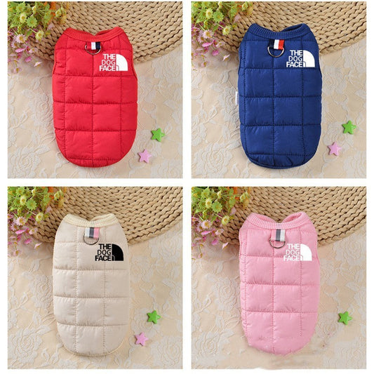 Pet dog clothing winter cotton dog vest jacket - Detail Angle 2 | Majestic Pet Kingdom