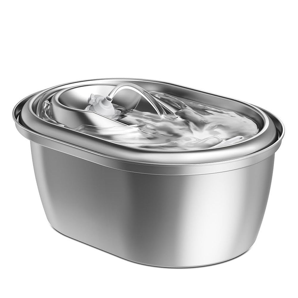 Smart Pet Water Dispenser: Stainless Steel Auto Circulation - Majestic Pet Kingdom