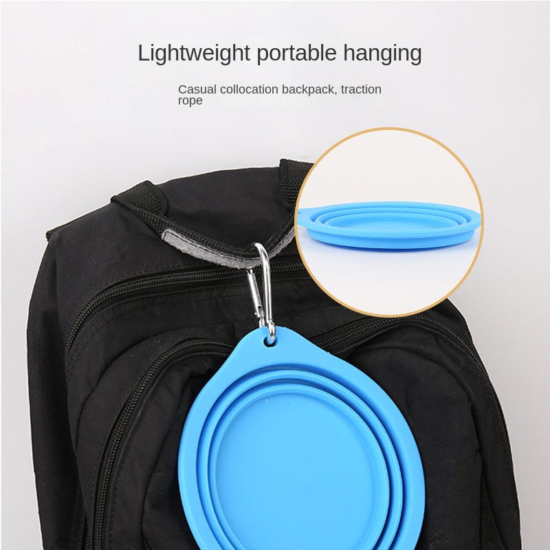 Collapsible Pet Bowl: Portable Silicone Travel Dish - Majestic Pet Kingdom