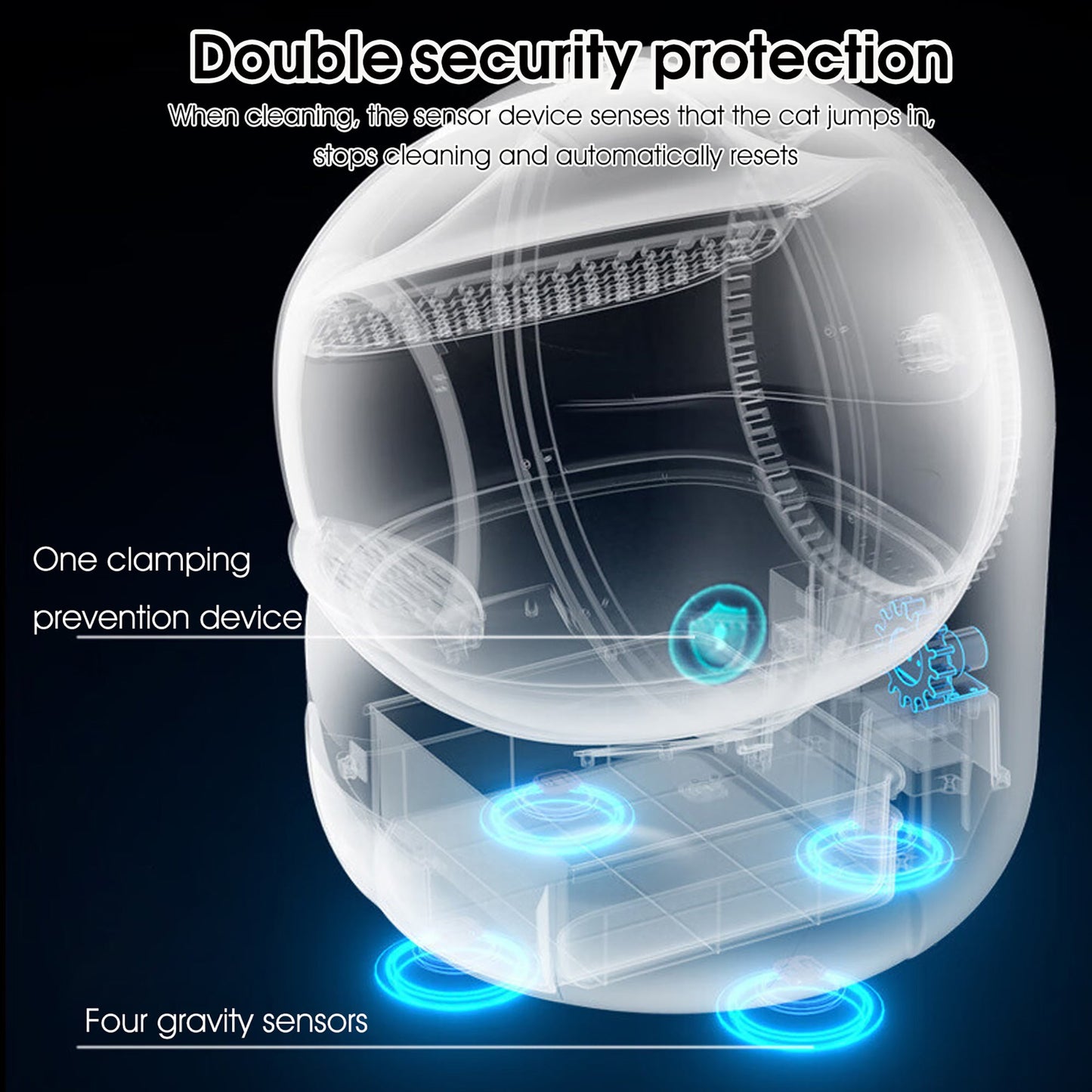 Smart Automatic Cat Litter Box - 5G WiFi & Multi-Cat