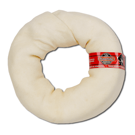 Dog Chews Lennox Rawhide Donut Ring Medium 5-6 Inch Chew - Main Feature View | Majestic Pet Kingdom