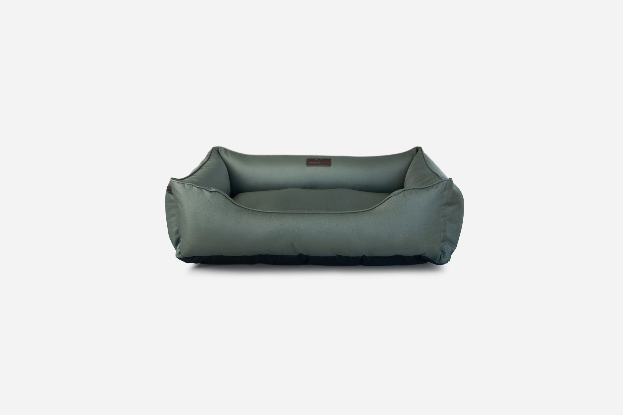 Waterproof Dog Bed – Oxford Fabric, Indoor Outdoor, Green - Majestic Pet Kingdom