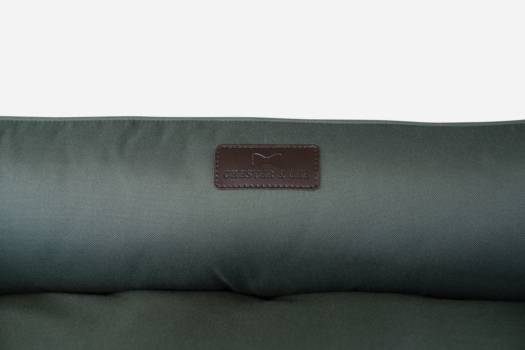 Waterproof Dog Bed – Oxford Fabric, Indoor Outdoor, Green - Majestic Pet Kingdom
