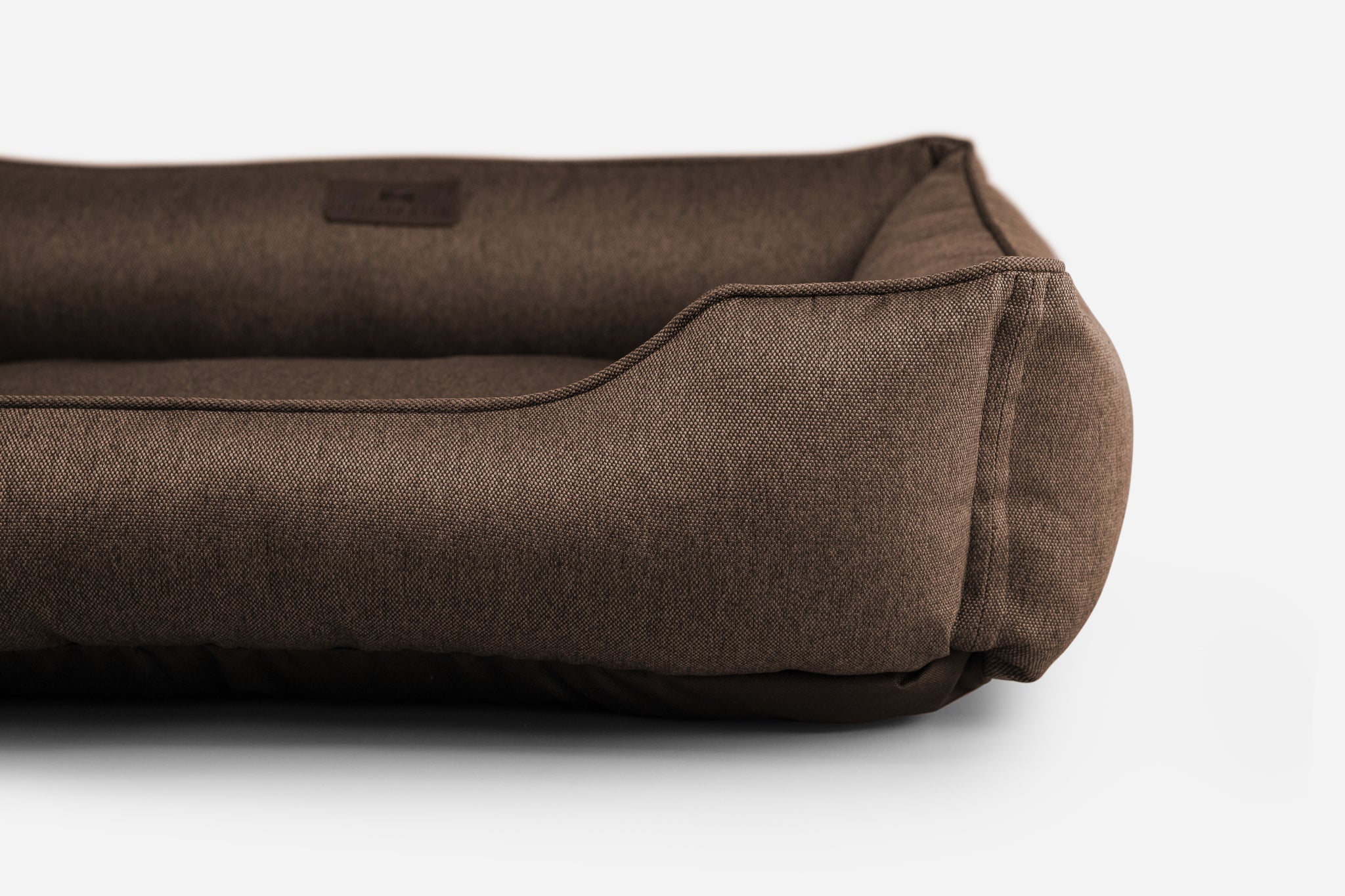 Cotton Sleeper Dog Bed – Breathable, Flat Surface, Brown - Majestic Pet Kingdom