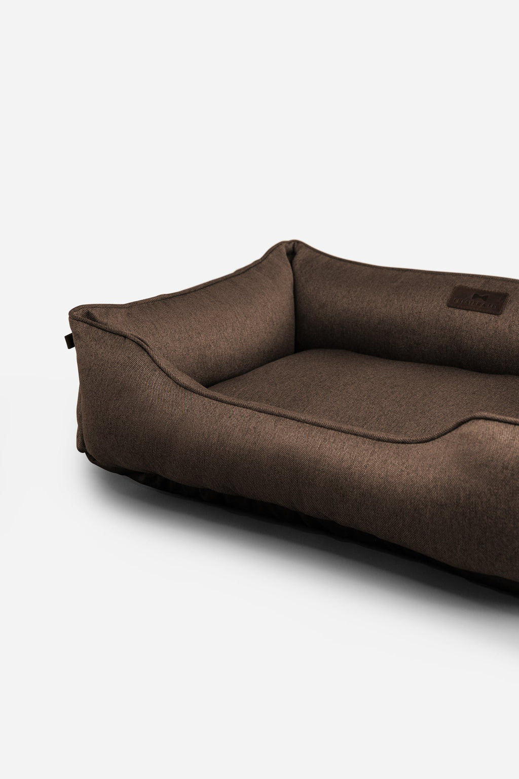 Cotton Sleeper Dog Bed – Breathable, Flat Surface, Brown - Majestic Pet Kingdom