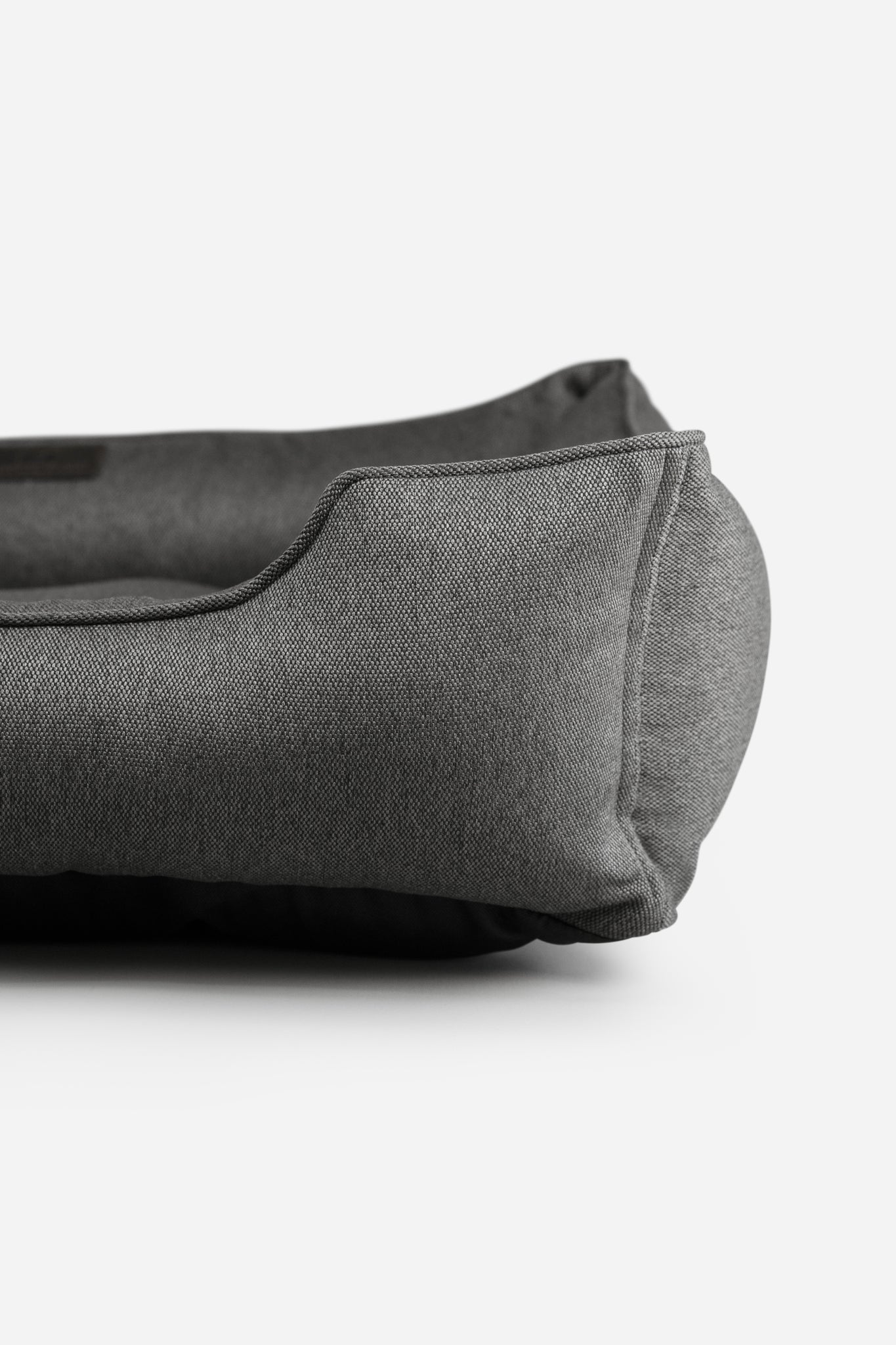 Cotton Sleeper Dog Bed – Breathable, Flat Surface, Gray - Majestic Pet Kingdom