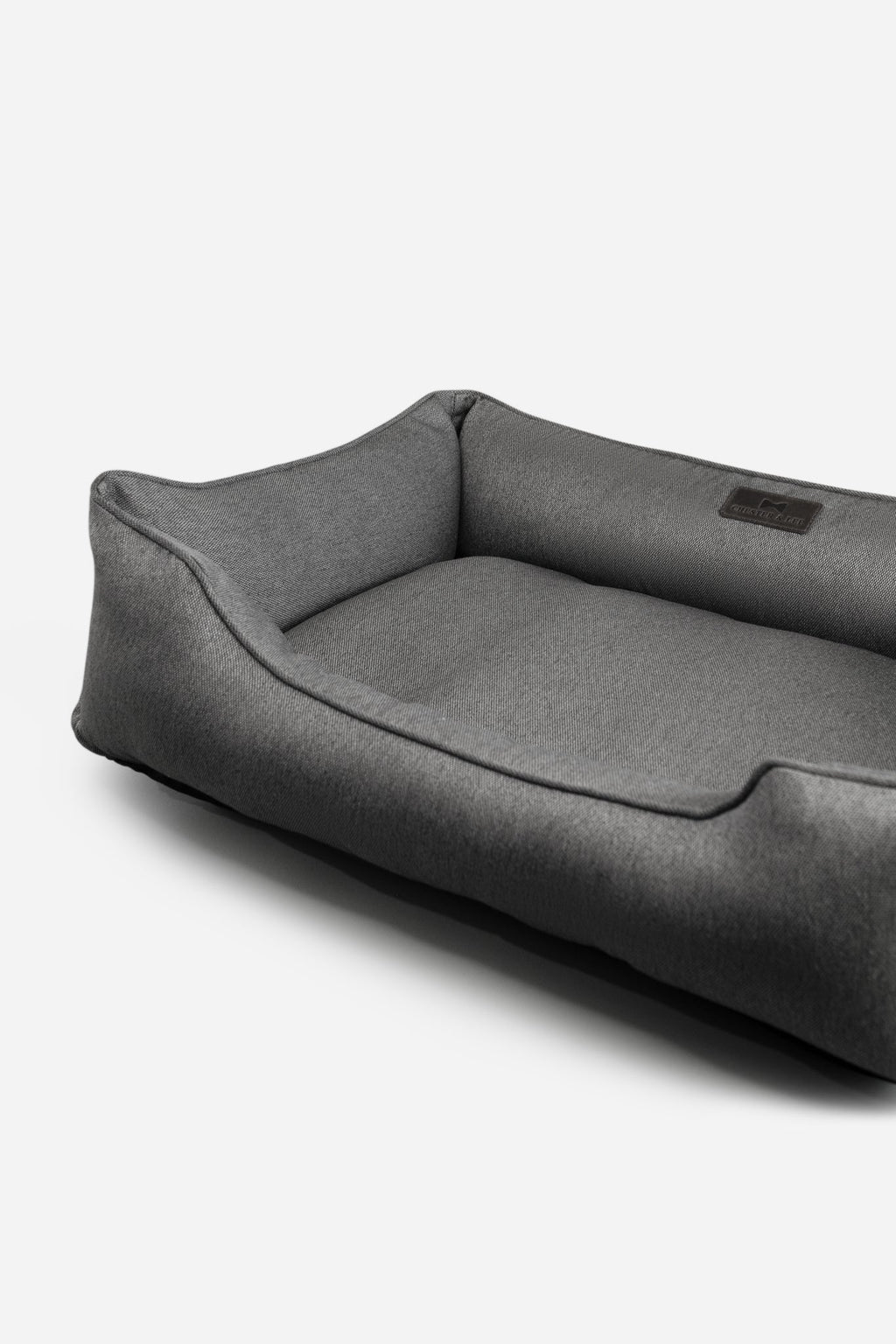 Cotton Sleeper Dog Bed – Breathable, Flat Surface, Gray - Majestic Pet Kingdom