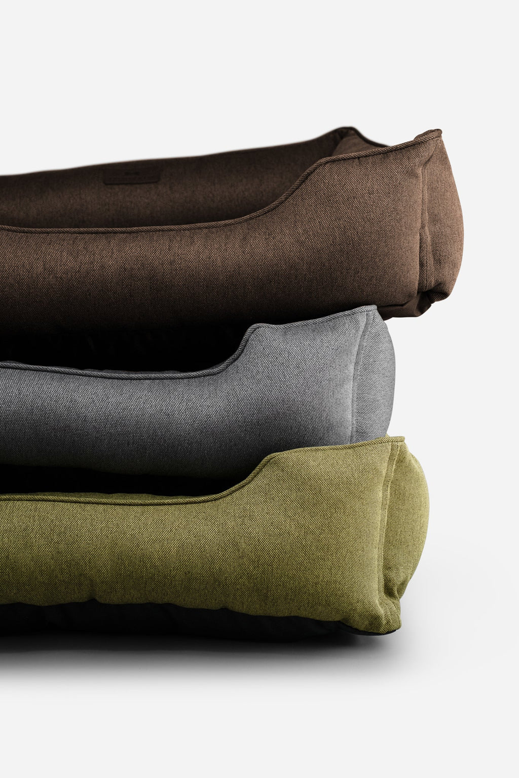 Cotton Sleeper Dog Bed – Breathable, Flat Surface, Brown - Majestic Pet Kingdom