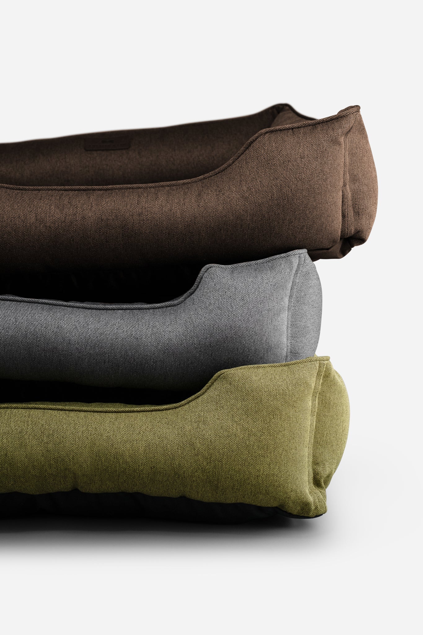 Cotton Sleeper Dog Bed – Breathable, Flat Surface, Brown - Majestic Pet Kingdom