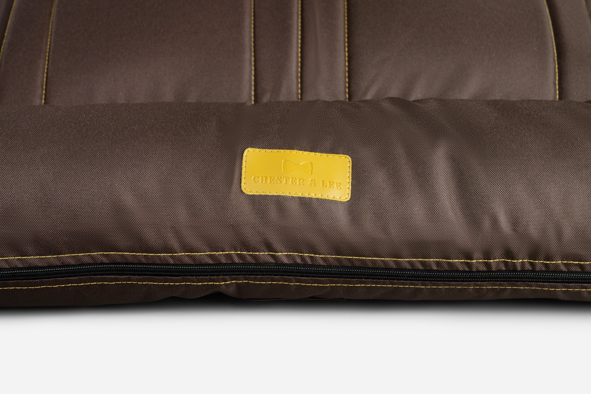 Waterproof Lounger Dog Bed – Oxford Fabric, Large Breed, Brown