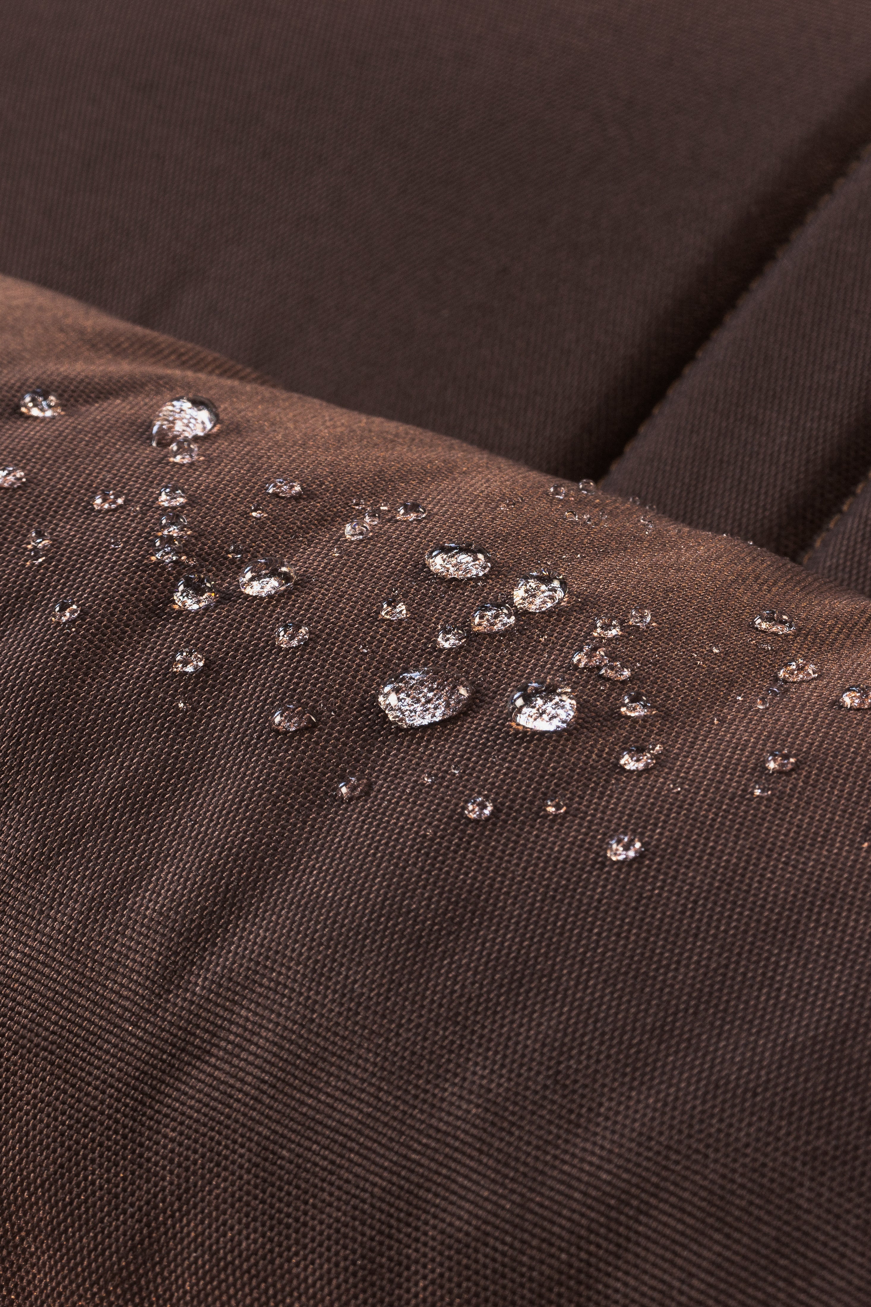 Waterproof Dog Bed – Oxford Fabric, Indoor Outdoor, Brown - Majestic Pet Kingdom
