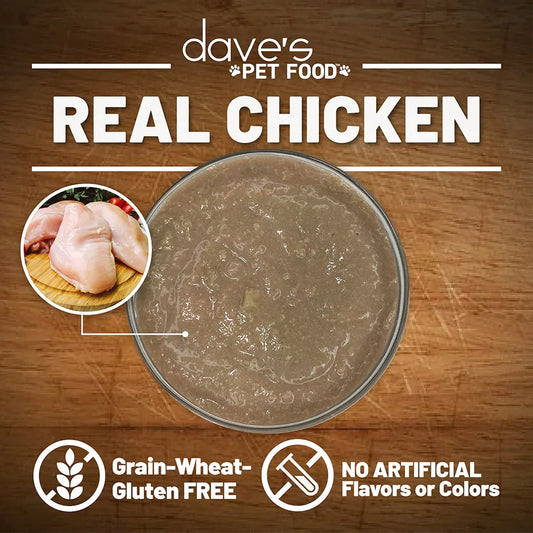 Dave's Chicken Recipe in Saucey Paté Wet Cat Food (5.5oz) - Majestic Pet Kingdom