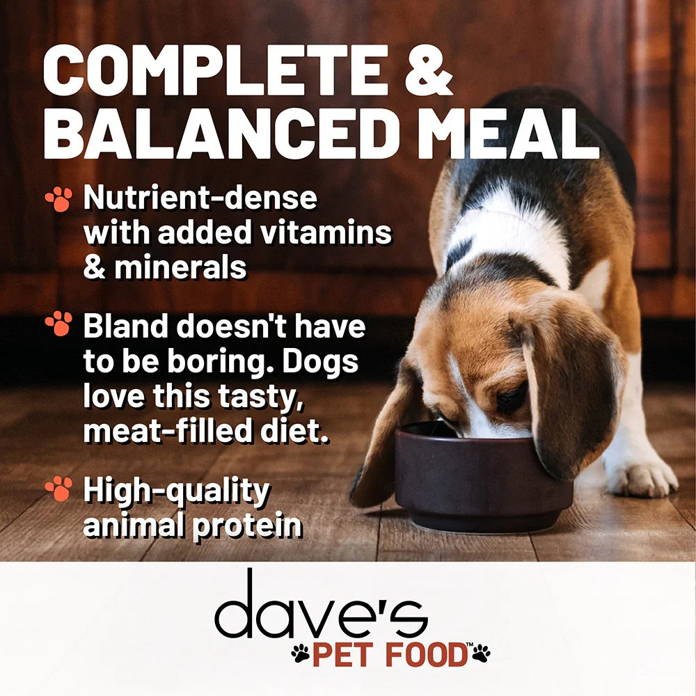 Dave's Restricted Diet Bland for Dogs – Chicken and Rice (13.2oz) - Majestic Pet Kingdom