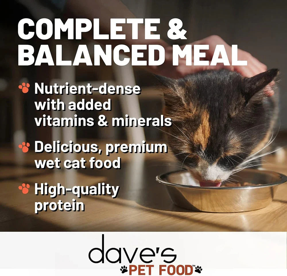 Dave's Naturally Healthy Turkey Dinner Paté Wet Cat Food (12.5oz) - Majestic Pet Kingdom