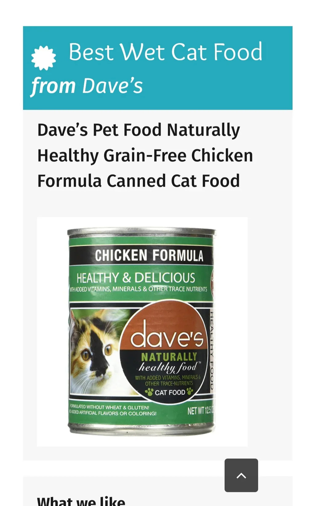 Dave's Naturally Healthy Chicken Dinner Paté Wet Cat Food (12.5oz) - Majestic Pet Kingdom