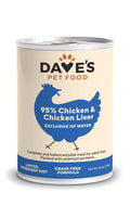 Dave's 95% Premium Meats™ Chicken & Chicken Liver For Dogs (12.5oz) - Majestic Pet Kingdom