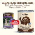 Dave's 95% Premium Meats™ Turkey & Turkey Liver For Dogs (12.5oz) - Majestic Pet Kingdom