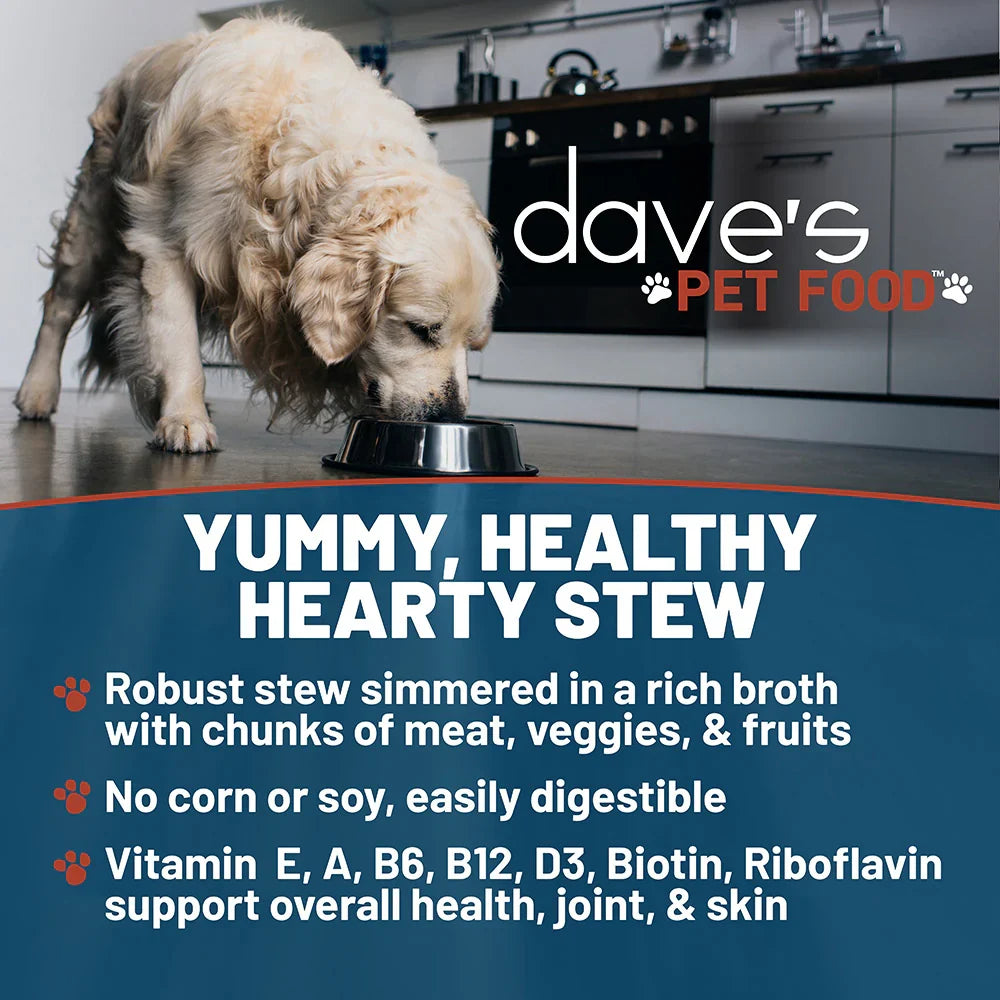 Dave's Stewlicious Meaty Beefy Stew For Dogs (13.2oz) - Majestic Pet Kingdom