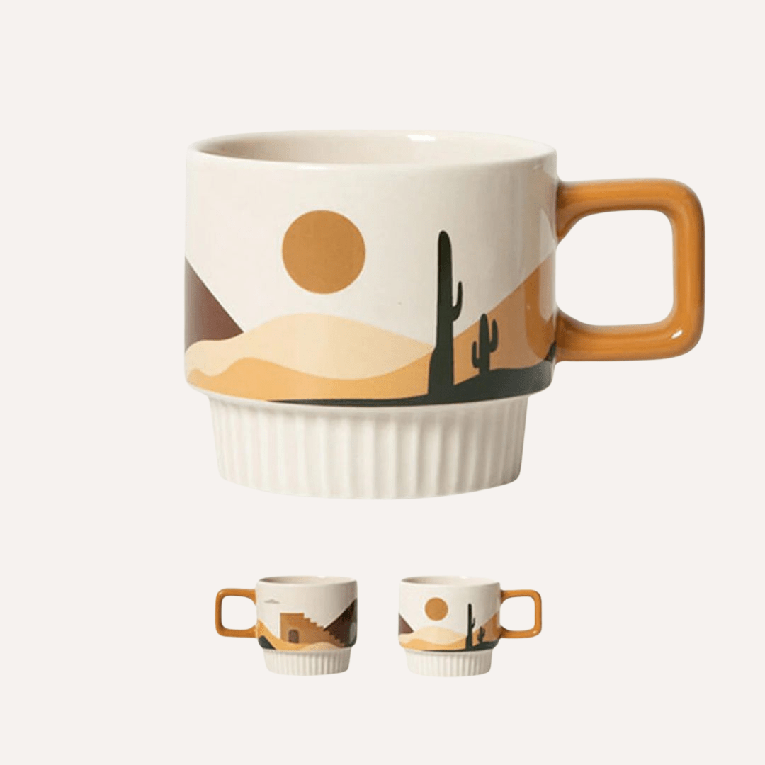 Tilley + Me Desert Vibe Artisanal Mug | Handcrafted Ceramic
