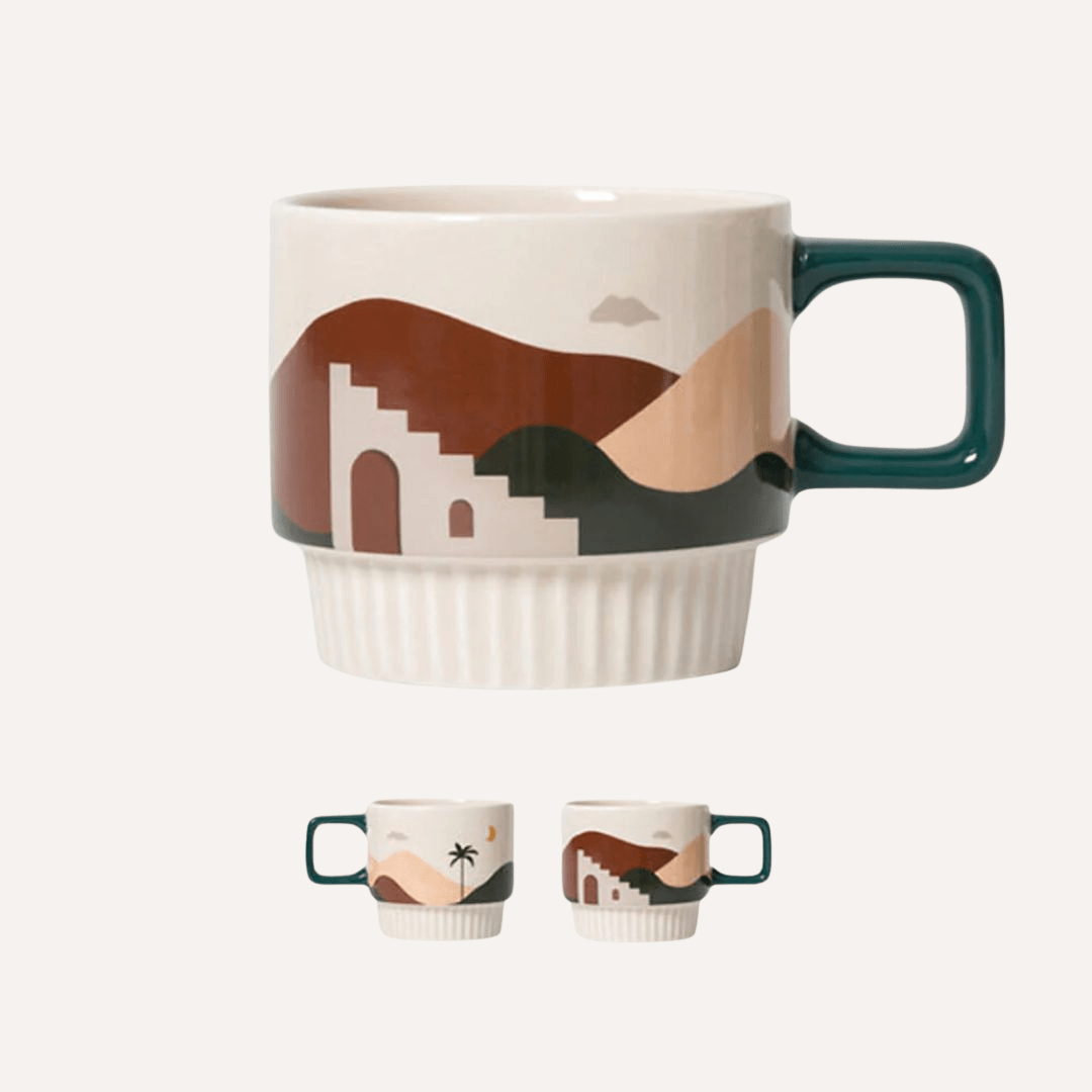 Tilley + Me Desert Vibe Artisanal Mug | Handcrafted Ceramic
