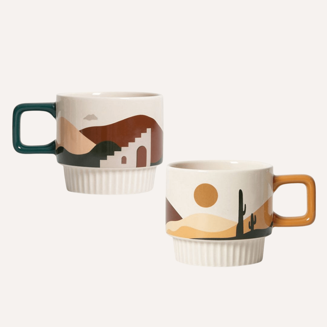 Tilley + Me Desert Vibe Artisanal Mug | Handcrafted Ceramic