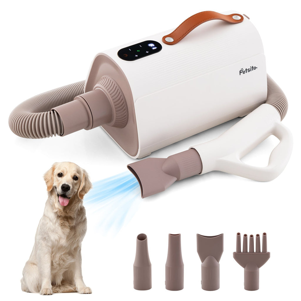 Dog Cat Hair Blower with Negative Ion Function and Adjustable Temperature - Majestic Pet Kingdom