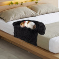 Plush Calming Dog Couch Bed with Anti-Slip Bottom-S - Majestic Pet Kingdom